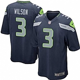 Nike Men & Women & Youth Seahawks #3 Russell Wilson Navy Blue Team Color Game Jersey,baseball caps,new era cap wholesale,wholesale hats